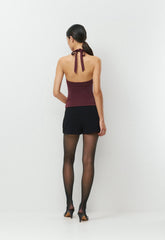 Original Contour Optimum Halter Top - GALA PLUM