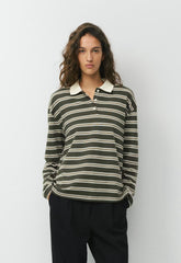 InterLock Cotton Eton Longsleeve - FLINT GRN/NMD TAUP