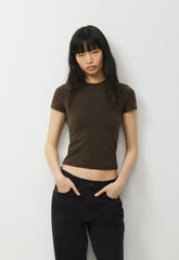 HomeStretch™ Smooth Tune T-Shirt - CACAO NIB BROWN