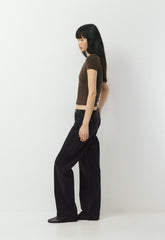 HomeStretch™ Smooth Tune T-Shirt - CACAO NIB BROWN