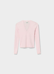 HomeStretch™ Rib Drift Longsleeve - MAGNOLIA