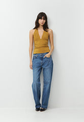 Smooth Matter™ Wylder Halter Top - SHERRY OCHRE