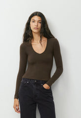 HomeStretch™ Smooth Places Longsleeve - CACAO NIB BROWN