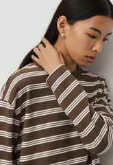 InterLock Cotton Steps Longsleeve - AMRCN BRWN/CPD PNK