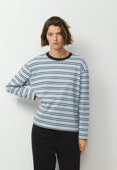 InterLock Cotton Steps Longsleeve - DEW BLUE/DARK NGHT NVY