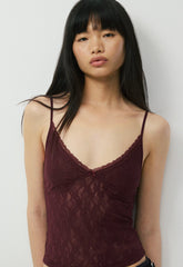 Locket Camisole - GALA PLUM