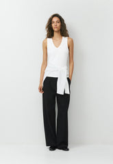 InterLock Cotton Foyer Top - WHITE