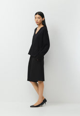 InterLock Cotton Mobile Longsleeve - BLACK