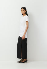 InterLock Cotton Major T-Shirt - WHITE