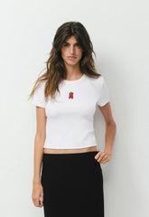 Little Ripple Icon T-Shirt - BRT WHITE/HDE GEORGE