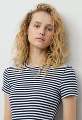 BestHug™ Little Ribbed Hip T-Shirt - ADMRL NVY/PLN AIR