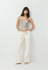 HomeStretch™ Rib Spectrum Cami Tank - FLUENT TAUP NATURESCAP