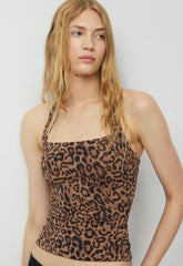Original Contour Optimum Halter Top - COCOA SAND/MULTI