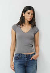 HomeStretch™ Rib Location T-Shirt - LIVED-IN DARK GREY