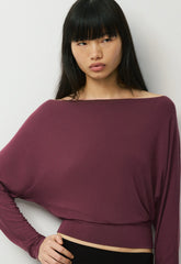 Cassis Longsleeve - GALA PLUM