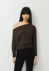 Cassis Longsleeve - CACAO NIB BROWN