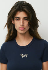 Little Ripple Icon T-Shirt - ADML NAVY/JUNA