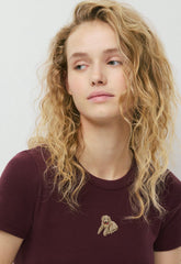 Little Ripple Icon T-Shirt - GL PLUM/ZADIE
