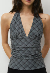Smooth Matter™ Wylder Halter Top - DARK GREY/MMNT GREY