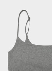 HomeStretch™ Smooth Capsule Comfort Tank - HEATHER DARK GREY