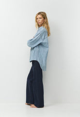 Denim Forum The '80s Comfy Denim Shirt - 7 YRS PCTR THS BLEU