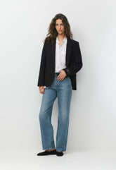 Utility Shirt - HNDSN STRP WT/ADMIRAL