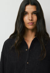Denim Forum The '80s Comfy Denim Shirt - BLACK EYELINER