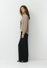 Hestia Blouse - NOMAD TAUPE