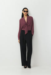 Hestia Blouse - GALA PLUM