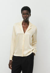 Dover Satin Shirt - SEASIDE CREAM