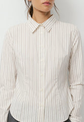 Chronicle Slim Poplin Shirt - OAK/MARCONA BG