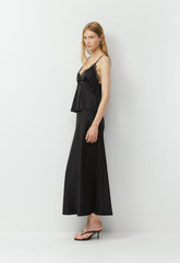 Foxtrot Satin Camisole - BLACK/BLACK