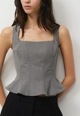 Rhodora Bustier - GREY/BLACK