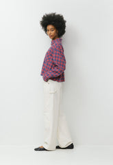 Stampede Shirt - BLUE/RED
