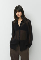 Baker Silk Shirt - BLACK
