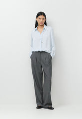Vantage Satin Blouse - PLEIN AIR