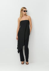 Redux Satin Top - BLACK