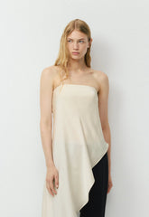 Redux Satin Top - SEASIDE CREAM