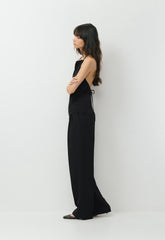 Honours Halter Top - Crepette™ - BLACK