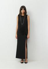 Borough Silk Top - BLACK