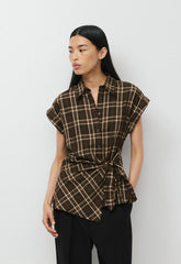 Blueprint Shirt - CACAO NIB BRWN/MRCN BG