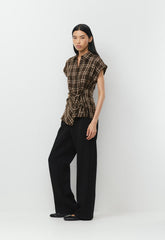 Blueprint Shirt - CACAO NIB BRWN/MRCN BG