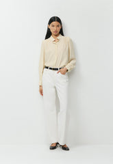 Delphine Silk Blouse - SEASIDE CREAM