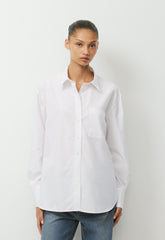 Landmark Poplin Shirt - WHITE