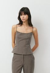 Altar Bustier - NOMAD TAUPE / BLACK