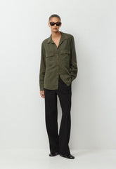 Utility Shirt - VINTAGE DARK OLIVE
