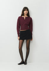 Golightly Cardigan - Wonder Yarn - GALA PLUM