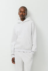 Cozy Sweatfleece Perfect Hoodie - HEATHER CLOUD WHITE