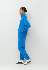 Cozy Sweatfleece Boyfriend 1/2 Zip - LAZULI BLUE