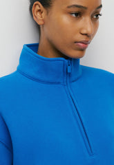 Cozy Sweatfleece Boyfriend 1/2 Zip - LAZULI BLUE